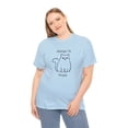 thumbnail image 4 of Allergic To People Unisex Heavy Cotton Tee, 4 of 4