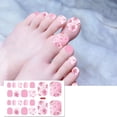 thumbnail image 2 of Pegatina Para Uñas De Punta Completa, Envolturas De Esmalte De Uñas Impermeables, Autoadhesivas Coloridas, Calcomanías De Envoltura Completa, Pedicura, Uñas De Los Pies Diy Para Mujeres Y Niñas Speravity CE008075-03, 2 of 6