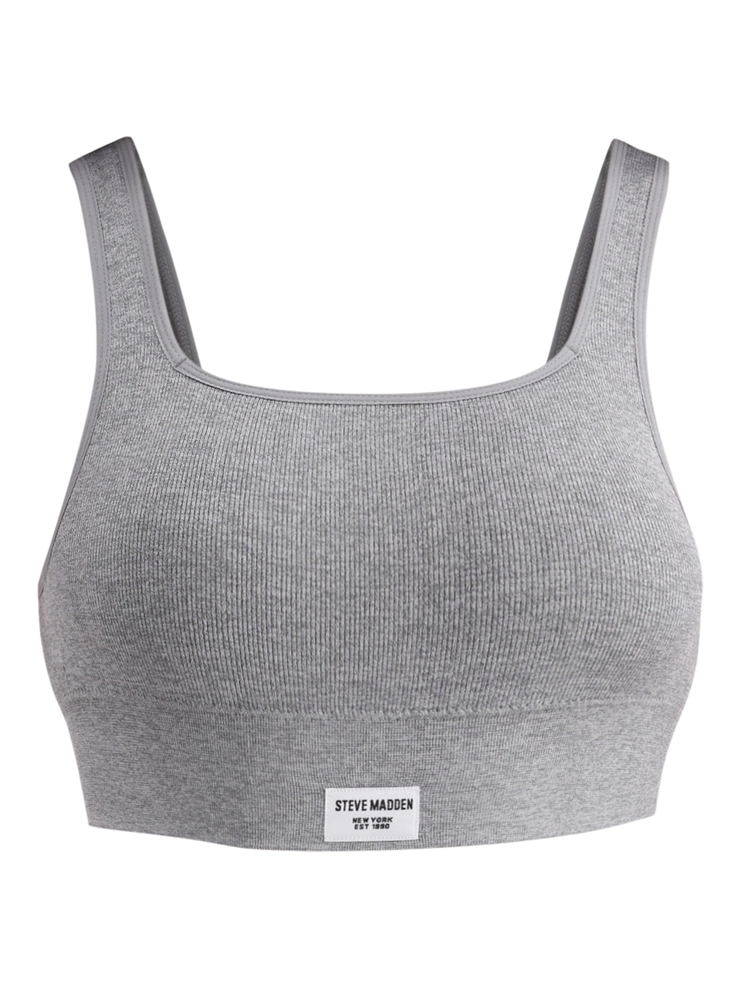 Steve Madden Women's Seamless Longline Comfort Bra, 2-Pack, Sizes S-XL