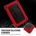 thumbnail image 3 of FIEWESEY Case for Walmart Onn 10.1 Inch Gen 3 2022 Tablet(Model:100071485),Shoulder&Hand Strap 360 Rotatable Stand Kids Friendly Shockproof Case for Walmart Onn 10.1 Inch 3nd Gen Tablet(Red/Black), 3 of 6