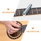 thumbnail image 3 of RUNROTOO 1Jgo Barra Slide Para Guitarra De Material Metálico Y De Protección Plata, 3 of 8