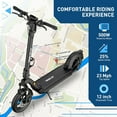 thumbnail image 6 of Hiboy X300 Electric Scooter, 700W Peak Motor, 12" Pneumatic Tires, 23 Mph & 38 Miles Range, Folding Commuter Electric Scooter for Adults, 6 of 7