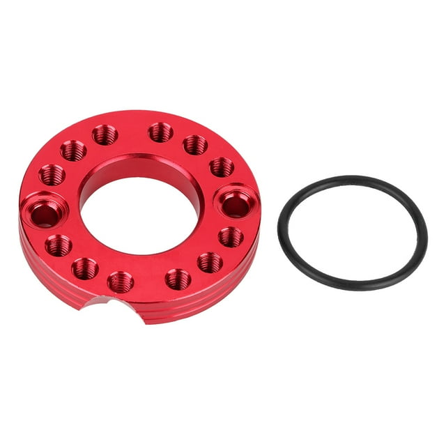 Regulador de carburador daixiaolindai 28 mm colector de entrada placa de corredor moto cross rojo