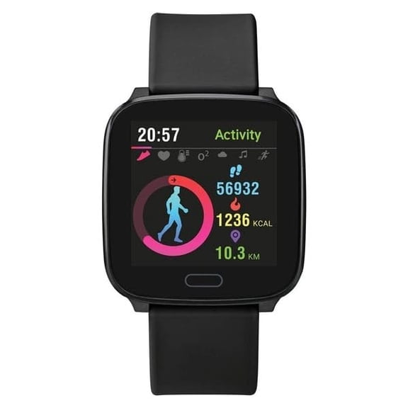 Smartwatch Timex ICONNECT Active Banda Doble Resina Negra y Azul