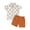 Coffee, variant on Odeerbi 6M-4Y Toddler Boys Summer Outfits Cotton Short Sleeve Shirt Shorts Set Cute Full Print Shirt Shorts Two-piece Set Toddler Boys Clothes