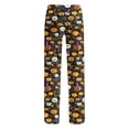 thumbnail image 6 of Stamzod Pajama Pants for Women Pumpkin Ghost Bat Print Drawstring Sleep Pants Casual Loose Comfy Pants 2026 Halloween Pajamas XXL, 6 of 7