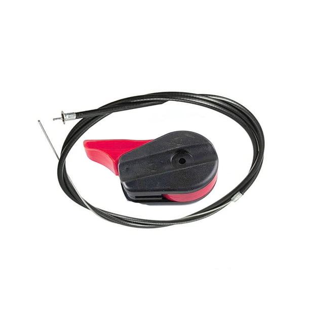 Speravity Acelerador de césped, modelo Universal rojo, Cable de freno, interruptor de cortacésped, pedales de acelerador, juego Universal, acelerador de Vehículos, repuestos y accesorios Mis Speravity VI018210-00B