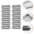 thumbnail image 3 of 200 Pcs Assiette en Plastique pour Sushi, Assiette Apéritif, Assiette Jetable Noire, 3 of 7