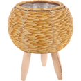 thumbnail image 1 of Household Woven Plant Basket Versatile Weaving Flower Basket Home Woven Plant Stand, 1 of 3