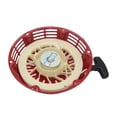 thumbnail image 2 of Conjunto De Arranque De Retroceso Para Honda GX340 11HP / GX390 13HP Motor Motor Generador Cortadora De Césped Parte Jardín Patio Herramientas Macarena Tire de la cubierta de retroceso roja de arranque, 2 of 6