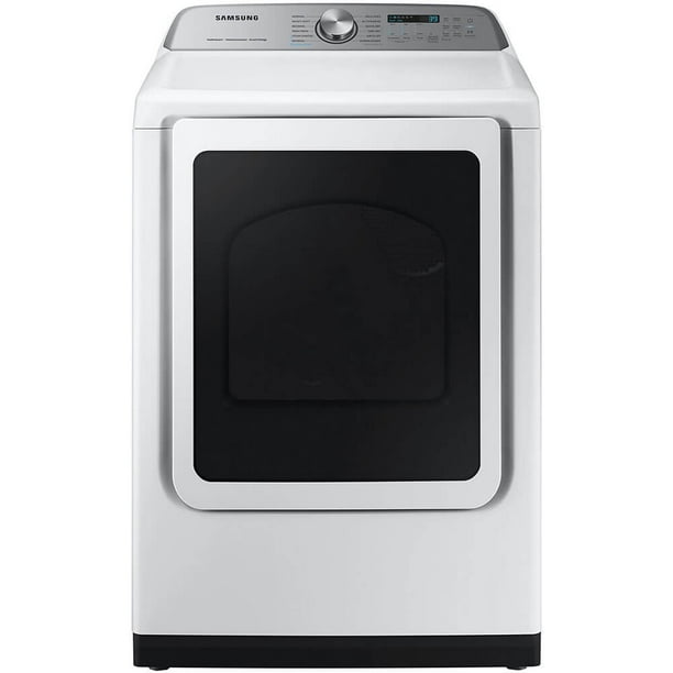 Samsung DVG52A5500W 7.4 Cu. Ft. White Smart Gas Dryer