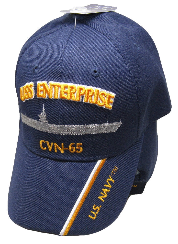 US Marine Uss Enterprise Flugzeuge Transport Cvn-65 Bestickt Kappe Hut Cap550n 