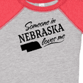 thumbnail image 4 of Inktastic Someone in Nebraska Loves Me Boys or Girls Baby Bodysuit, 4 of 5
