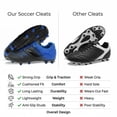 thumbnail image 6 of Vizari Liga Firm Ground Soccer Cleats for Kids – Durable, Lightweight, and Comfortable Soccer Shoes for Boys and Girls,Blue,11, 6 of 8