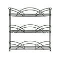 thumbnail image 5 of Spectrum Diversified Steel 3-Tier Countertop or Wall Mount Cabinet Spice Organizer Rack, Black, 5 of 6