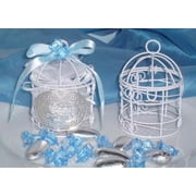 Small Wire Bird Cage Favor White (10 PIECES)