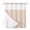 Cream, variant on No Hook Cream Solid Color Shower Curtain with Snap in Liner Set, Aesthetics Contemporary Luxury Waterproof Fabric Bathroom Curtains with See Through Top Window, Hotel Style Extra Long 72 x 96 Inch
