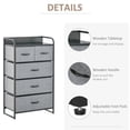 thumbnail image 5 of 4-Tier Fabric Storage Chest | Foldable, Lightweight for Easy Moving, 5 of 6