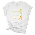 thumbnail image 2 of Retro Pickleball Player Heartbeat T-Shirt, Unisex Adult Crew Neck Shirt, Junior Fit T-Shirt, 2 of 9