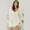 White, variant on YUNAFFT Women's Fashion Sweater Clearance, Women's Loose Solid Color Sleeve Long Sleeve Sweater
