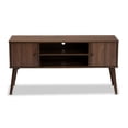thumbnail image 3 of Bowery Hill 2-Door Wood TV Stand in Brown, 3 of 9