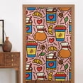 thumbnail image 4 of XMXY Japanese Doorway Curtain Noren, Cartoon Delicious Doodle Food Door Closet Curtain Panel, Room Dividers Privacy Tapestry, 34 x 56 Inches, 4 of 7
