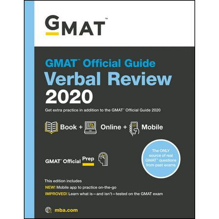 GMAT Official Guide 2020 Verbal Review : Book + Online Question (Best Usmle Question Bank)
