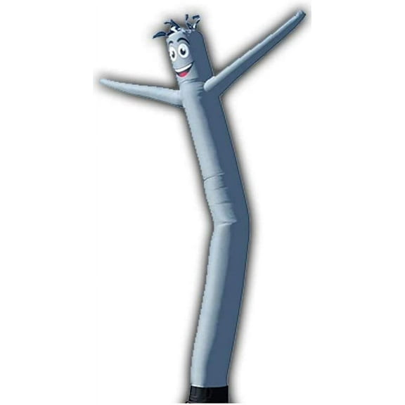 Inflatable Tube Man Guy 6ft - Solid Cool Grey Color - Body only, Without air Blower