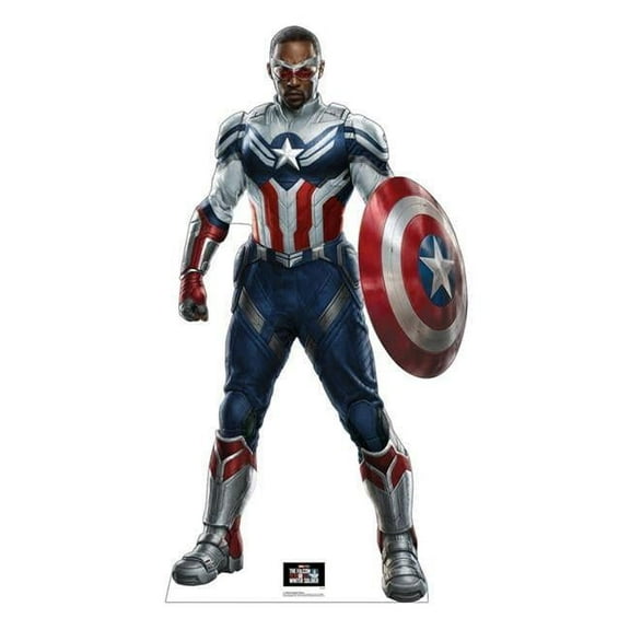 Cardboard People Falcon Captain America Life Size Cardboard Cutout Standup - Marvels The Falcon and The Winter Soldier