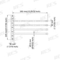 thumbnail image 4 of KES Swivel Towel Bar Swing Out 4 Arm Towel Rack Brushed Stainless Steel Wall Mount, 4 of 10