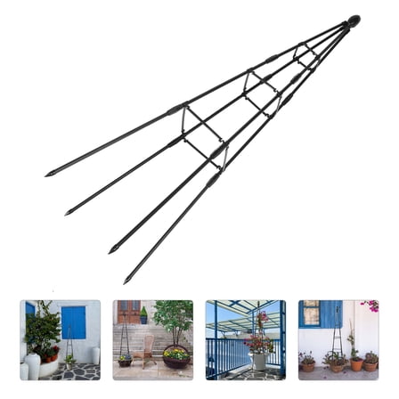 UPGRATOR 1 Set Iron Simple Shape Design Trellis for Potted Climbing Plants 47.16x9.82x9.82in