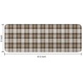 thumbnail image 7 of Brown and White Checkerboard Checkered Pattern Kitchen Rug Mat,Kitchen Runner Rugs Non Skid Washable,Decorative Kitchen Floor Mats for Kitchen,Sink,Laundry,17"x47.2", 7 of 7