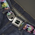 thumbnail image 2 of Rick and Morty Belt, Seatbelt Buckle Belt, Rick Sanchez Screaming Face Black Multi Color, 30 to 44 Inches, 2 of 8