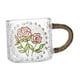 thumbnail image 1 of Vaso de vidrio para helado, decoración con diseño floral, novedoso hervidor portátil para Taza de agua, 1 of 8
