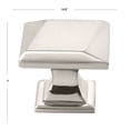 thumbnail image 4 of GlideRite 1-1/4 in. Square Twisted Drawer Cabinet Knob, Satin Nickel - 5865-SN, 25 Pack, 4 of 4