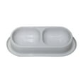thumbnail image 4 of Agua de gato y alimento alimentador de alimentación de alimentación de para beber hogar fácil de limpiar el dispensador de alimentos interiores no Gris claro, 4 of 8