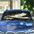 thumbnail image 4 of ALAZA A Pigeon Windshield Sun Shade Car Foldable Sun Visor Block UV Rays Protector 57"x31.5", 4 of 8