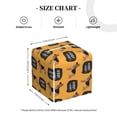 thumbnail image 4 of Lsque German Shepherd Woof Printed Tissue Box Cover Holder, Facial Paper Organizer Dispenser,Square with Bottom Belt, PVC Leather Decorative Organizer, 4 of 8
