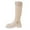 Beige, variant on Knee High Riding Boots with Thick Sole for Extra Warmth - Durable and Stylish Women's High Boots for Comfort and Fashion for Winter Wear