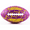 Purple, variant on Wave Runner Grip It Waterproof Junior Size Football, 9.25-Inch, Durable Double-Laced, Ideal for Beach, Pool, and Outdoor Games Purple