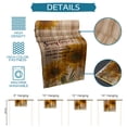 thumbnail image 7 of Table Runner Dresser Scarves 48 Inch Long, Farm Blossom Sunflower with Quote Linen Dining Table Runners Rustic Vintage Wood Grain Tabletop Scarf for Wedding Holiday Party Kitchen, 7 of 7