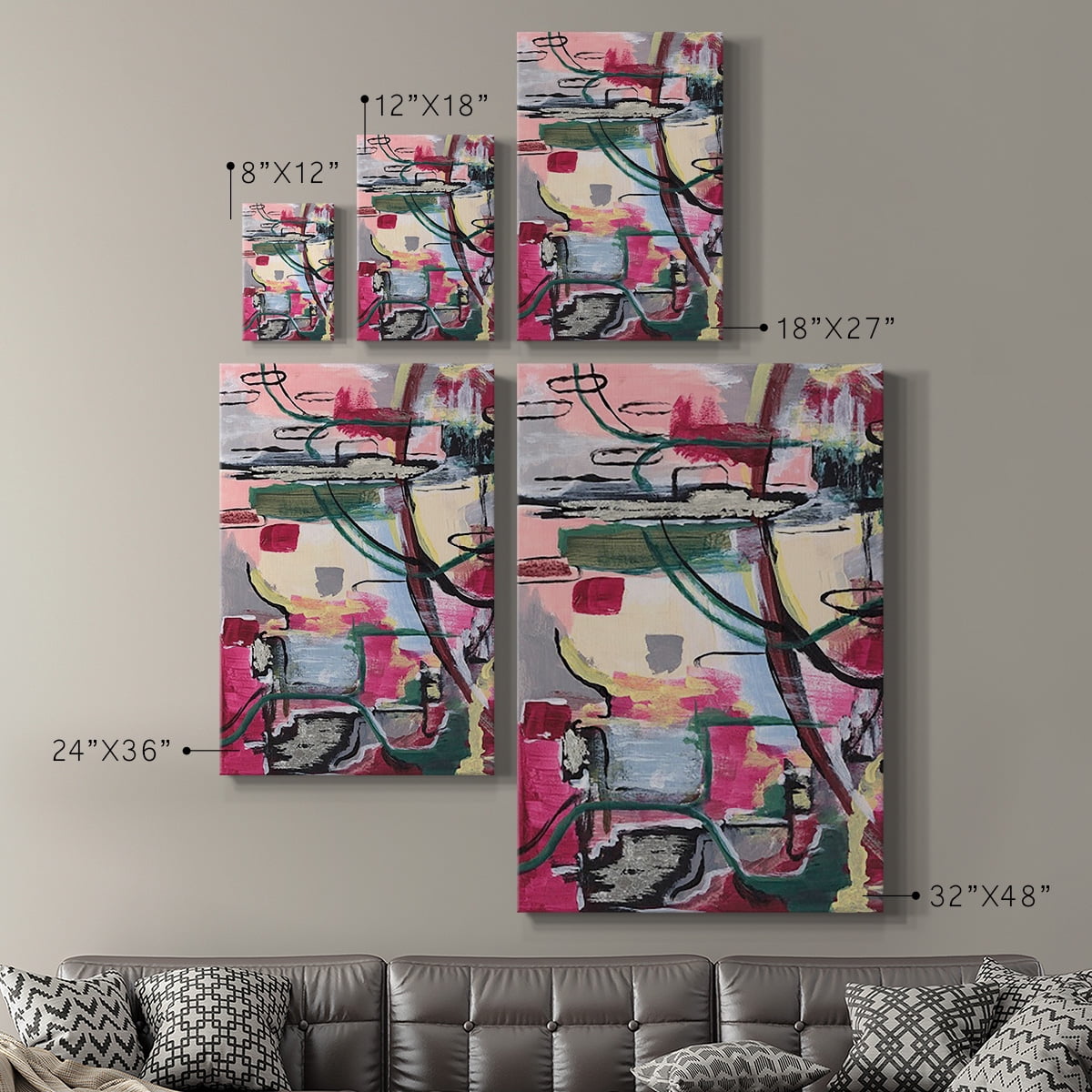 Multiple Wavelengths I Premium Gallery Wrapped Canvas - Ready to Hang