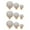 white, variant on Fankenuo 9PCS EVA Floats Ball Trout Casting Fishing Float Beads Air-Lock Strike Indicator orange