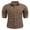Brown, variant on Men's Western Cowboy Shirts Long Sleeve Cotton Casual Button Down Work Shirt with Pockets