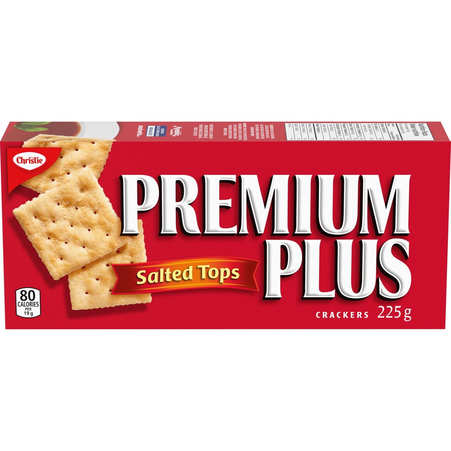 Premium Plus Salted Tops Crackers, 225 g