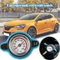 thumbnail image 4 of Radiator  Car Radiator Cover Thermostatic Gauge  Thermostatic Radiator Cover Radiators Parts Universal Thermostatic Radiator  Water  Cover Leakproof W/Temperature Gauge, 4 of 8