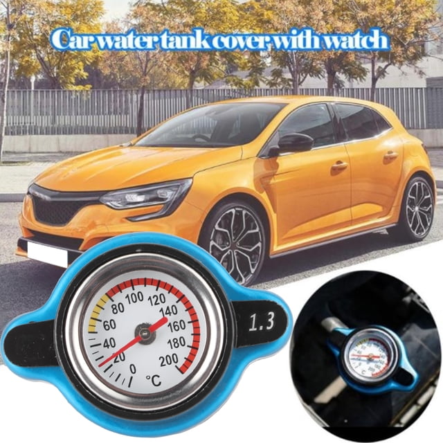 Universal Thermostatic Radiator Cap Water Tank Cover Leakproof W Temperature Gaugeradiator Caps