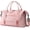 01 Coral Pink, variant on Kwuty TOPBAG Travel Duffle Bag, Waterproof Weekender Carry On Tote Bags for Women, Sport Gym Bag for Men, Hospital Bag for Labor and Delivery, Overnight Luggage Bag with Trolley Sleeve Coral Pink