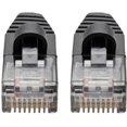 thumbnail image 3 of Tripp Lite Cat6a Gigabit Snagless Molded Slim UTP Network Patch Cable (RJ45 M/M), Black, 3 ft., 3 of 5