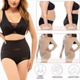 thumbnail image 6 of Fashion Extra Firm Girdle Tummy Control Slimmer Stomach Shorts Pants Body Shaper Waist Shapewear Hip Lift BLACK 2XL, 6 of 8